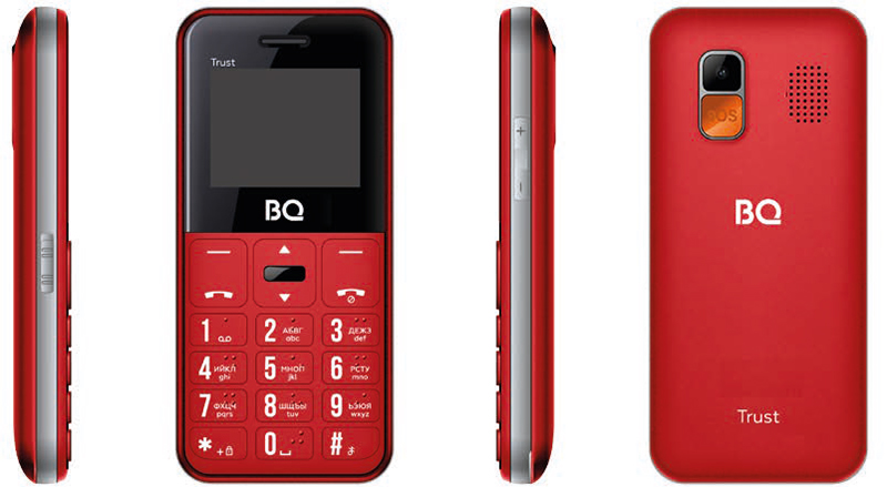 BQ 1866 Trust: «бабушкофон» с портом USB Type-C и SOS-кнопкой фото