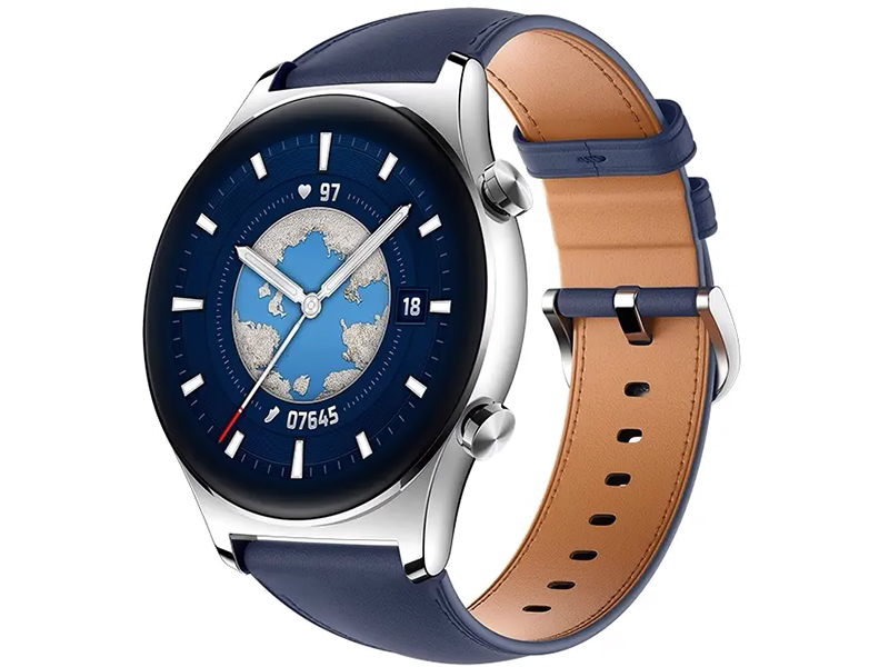 В РФ прибыли стальные смарт-часы Honor Watch GS 3 с AMOLED-экраном и музыкальным плеером фото