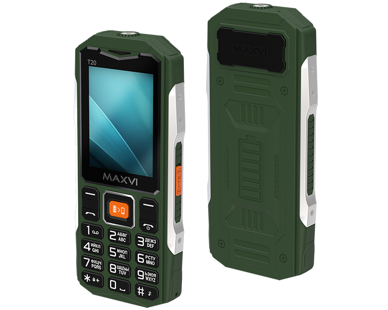 Представлен защищенный телефон Maxvi T20 для военнослужащих ВС РФ фото