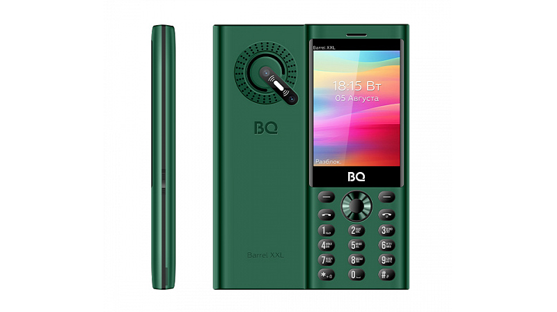 BQ 3598 Barrel XXL: кнопочный телефон с огромным экраном и тремя гнездами для сим-карт