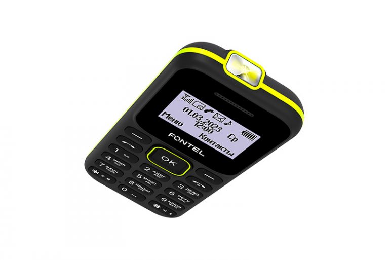 276570Fontel FP100: кнопочный телефон с монохромным экраном