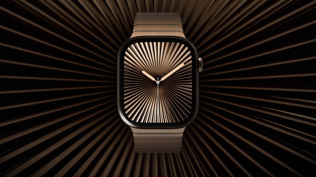 284983Появились полностью золотые часы Apple Watch Series 10 и браслет link