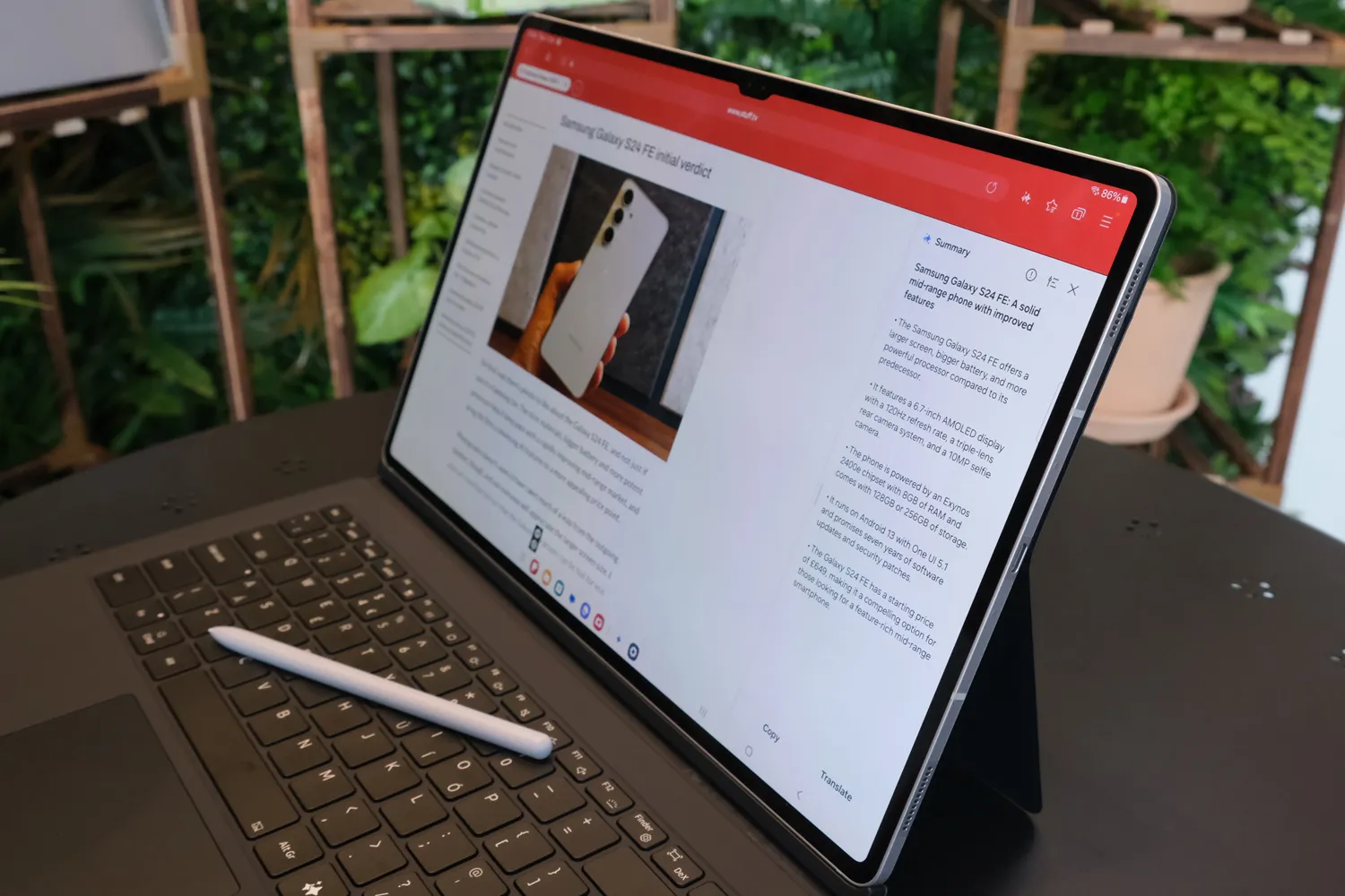 Практический обзор планшета Samsung Galaxy Tab S10 Ultra картинка Samsung Galaxy Tab S10 Ultra