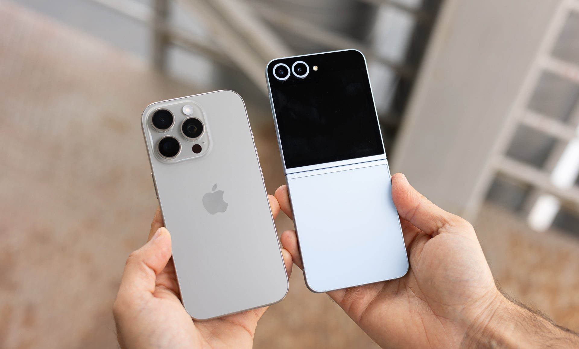 Galaxy Z Flip 6 vs iPhone 16 Pro