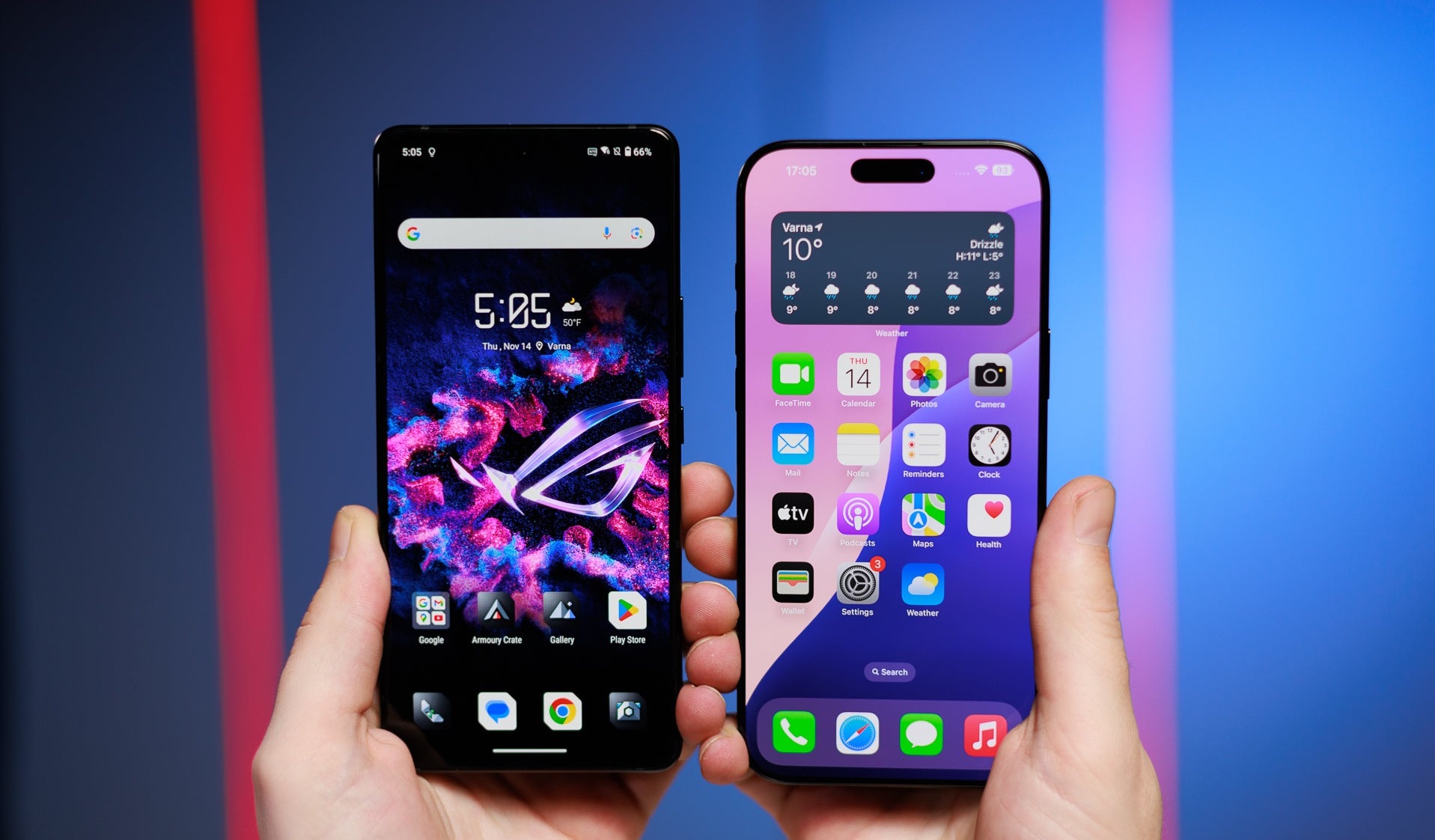 ROG Phone 9 Pro vs iPhone 16 Pro Max