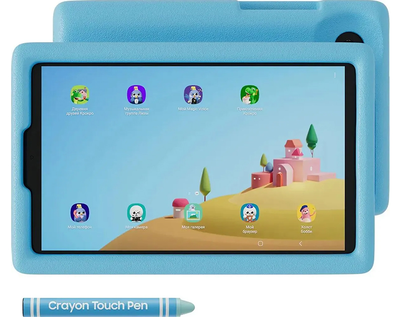 Лучшие премьеры недели: от кнопочного телефона BQ с рацией до огромного цветного ридера PocketBook картинка Samsung Galaxy Tab A9 Kids Edition