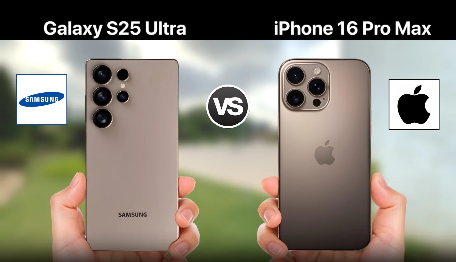 301803Сравниваем Galaxy S25 Ultra и iPhone 16 Pro Max