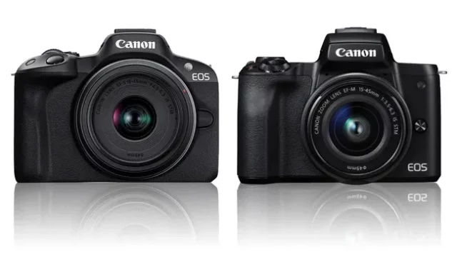 Canon EOS R50 vs M50 Mark II