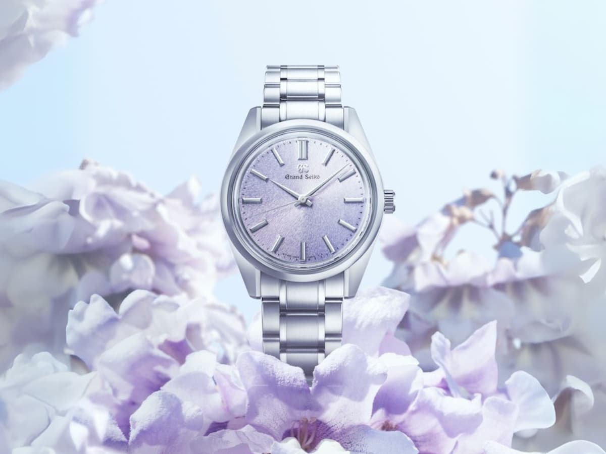 Лучшие часы Grand Seiko на Watches and Wonders 2025 картинка Grand Seiko SBGW323 – Purple Kiri Flower