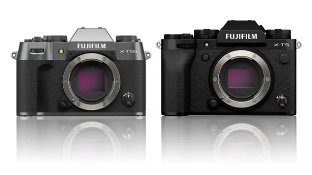 Fujifilm X-T50 против Fujifilm X-T5