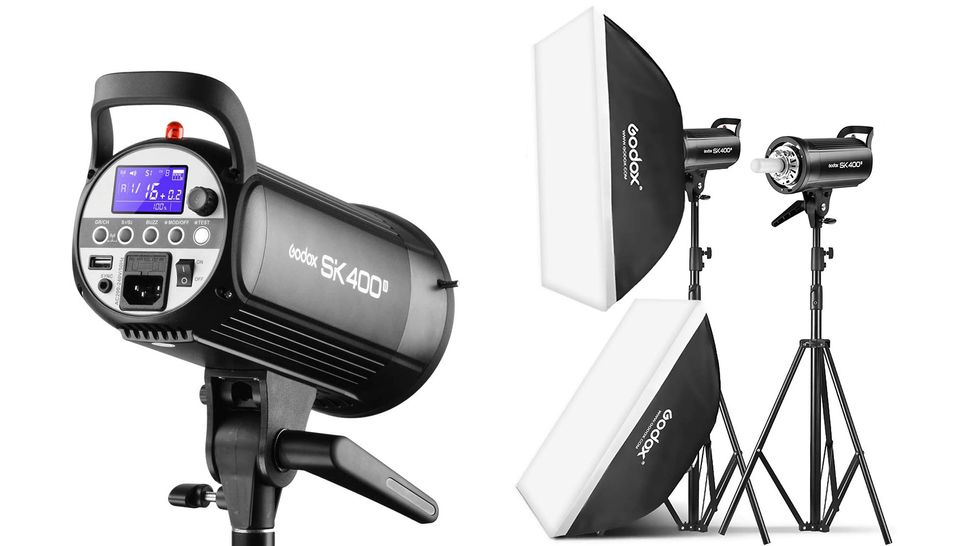 Godox SK400II twin-head studio flash kit