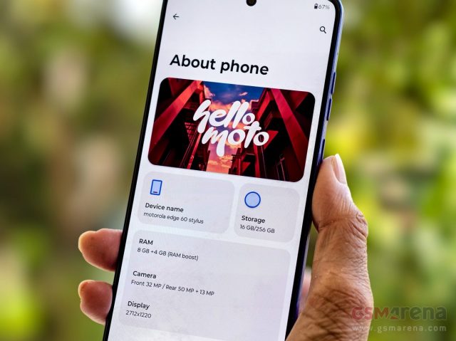 Практический опыт использования стилуса Motorola Edge 60