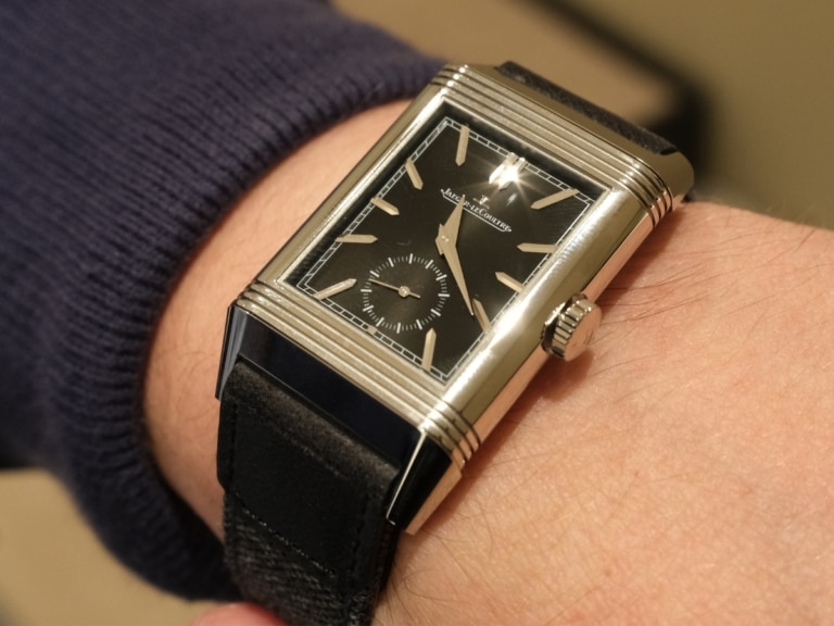 Познакомьтесь с потрясающим великолепием новых часов Jaeger-LeCoultre картинка Reverso Tribute Duoface Small Seconds