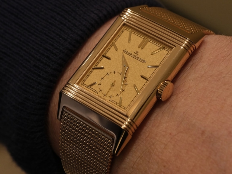 Познакомьтесь с потрясающим великолепием новых часов Jaeger-LeCoultre картинка Reverso Tribute Monoface Small Seconds