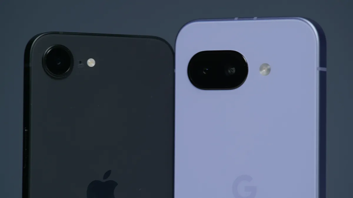 камера iPhone 16E против Pixel 9A