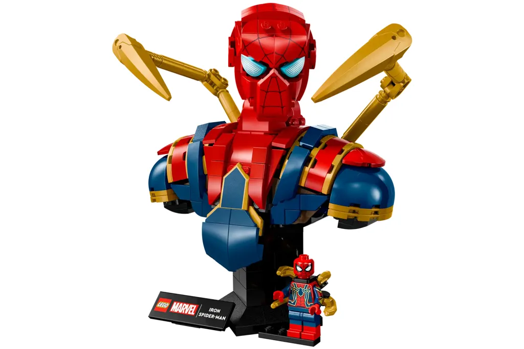 Лучший набор Lego в 2025 году: все новинки этого лета картинка Бюст Железного Человека-паука
