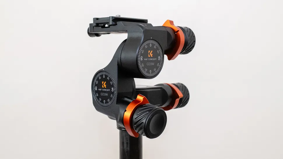 K&F Concept 3-Way Geared Tripod Head