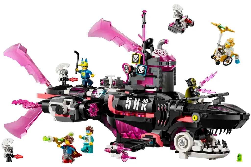 Лучший набор Lego в 2025 году: все новинки этого лета картинка Подводная лодка «Кошмарная акула»