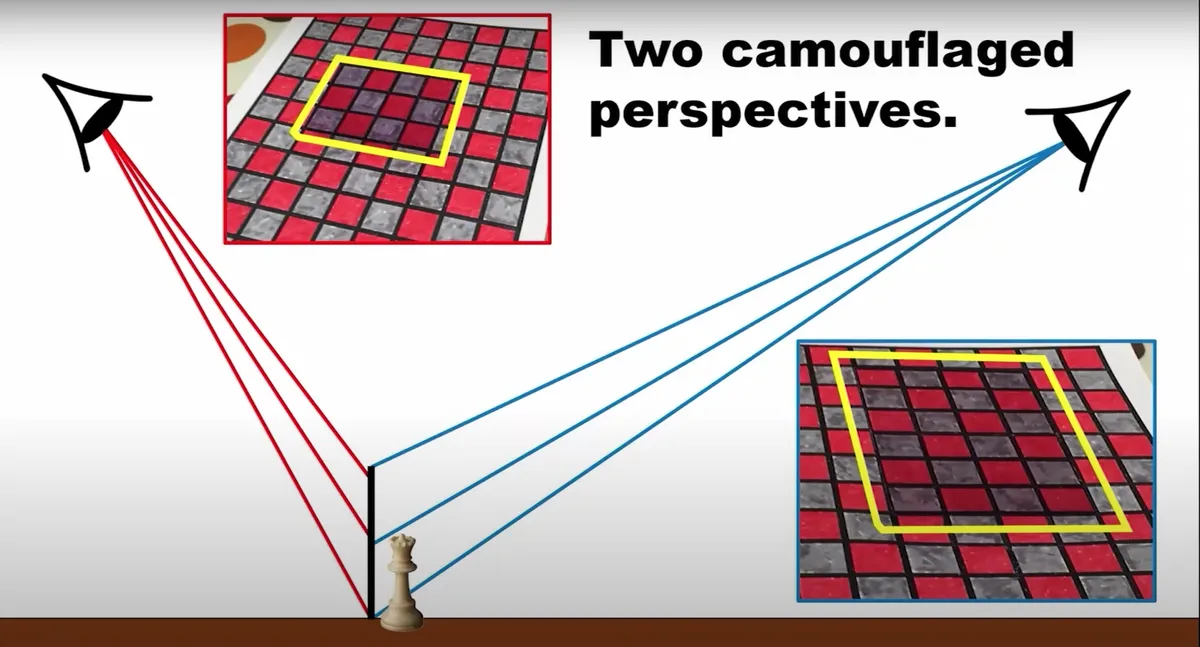 Оптическая иллюзия «Королева-призрак»