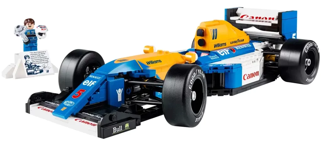 Лучший набор Lego в 2025 году: все новинки этого лета картинка Williams Racing FW14B и Найджел Мэнселл