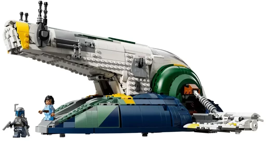 Лучший набор Lego в 2025 году: все новинки этого лета картинка Звёздный корабль Джанго Фетта класса «Огненный спрей»