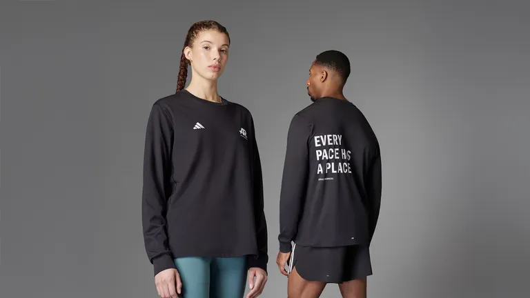 Топ Adidas Runners с длинным рукавом