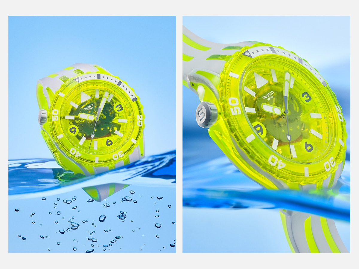 Swatch SCUBAQUA Egg Yolk