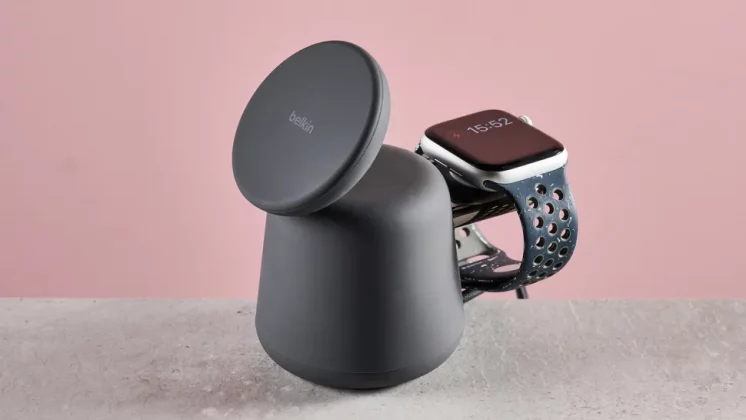 Belkin BoostCharge Pro 2-in-1 Wireless Charging Dock with MagSafe-2