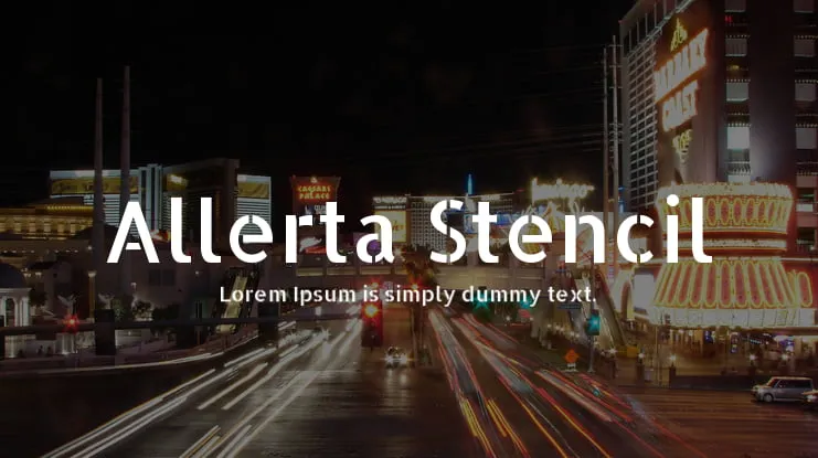 Allerta Stencil
