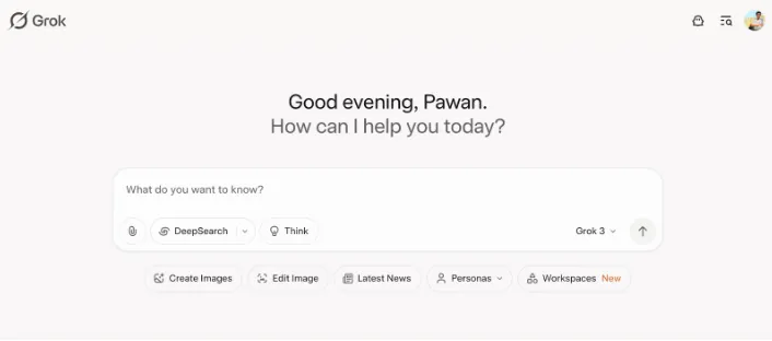 Искусственный интеллект: полезные сервисы и платформы картинка Grok AI-1