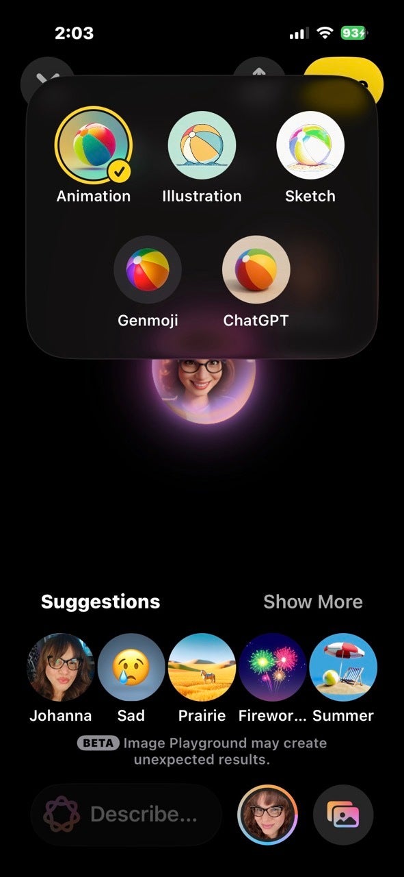 Apple Image Playground в iOS 26 теперь поддерживает художественные стили ChatGPT. Вот как это работает