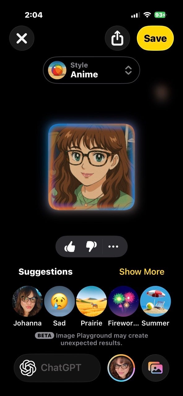 Apple Image Playground в iOS 26 теперь поддерживает художественные стили ChatGPT. Вот как это работает