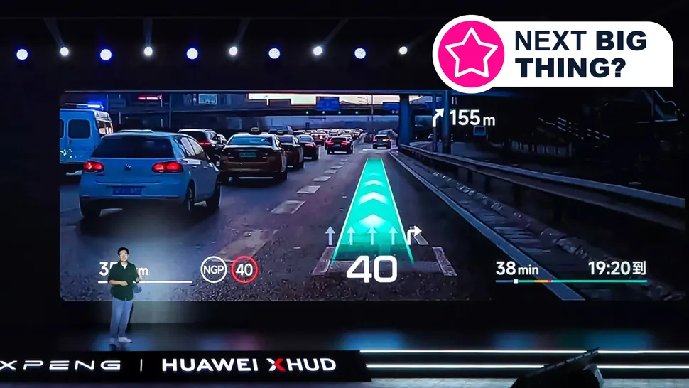 374497AR HUD на весь экран: Huawei и Xpeng превратили лобовое стекло в дисплей