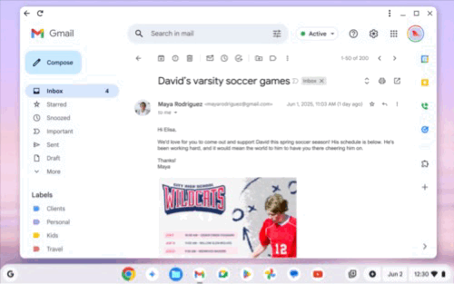 Новые функции ИИ: Chromebook Plus стал ещё умнее 