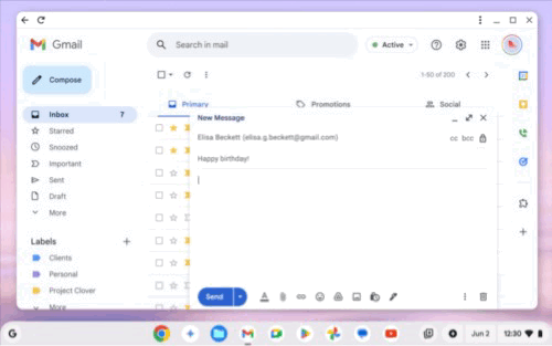 Новые функции ИИ: Chromebook Plus стал ещё умнее 