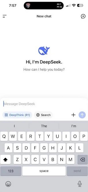 Приложение DeepSeek для iOS