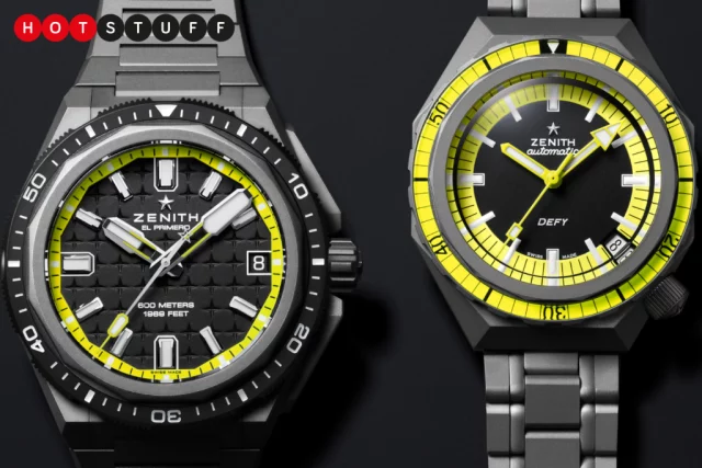Zenith DEFY Revival Diver: культовая модель возвращается в новом «электрическом» цвете