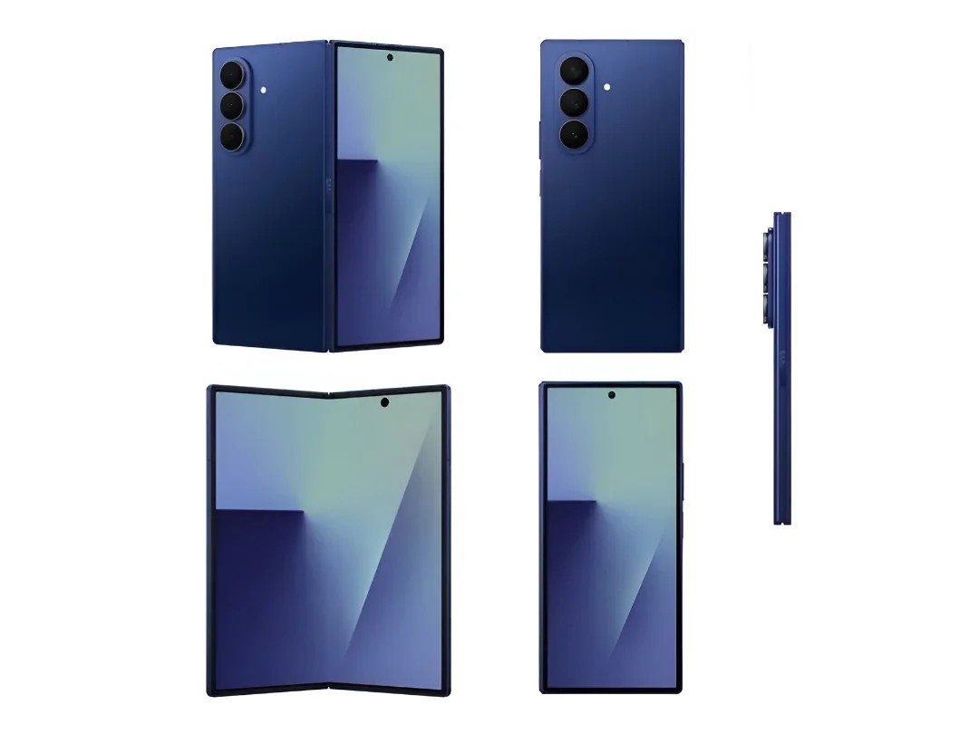 Утечка рендера Galaxy Z Fold 7