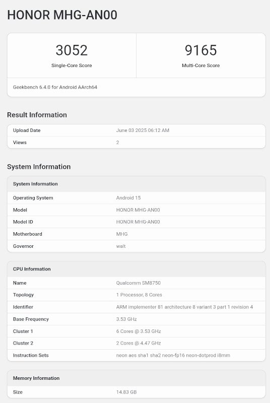 Honor Magic V5 раскрыл свой чип — готовится мощный флагман-раскладушка картинка Honor Magic V5