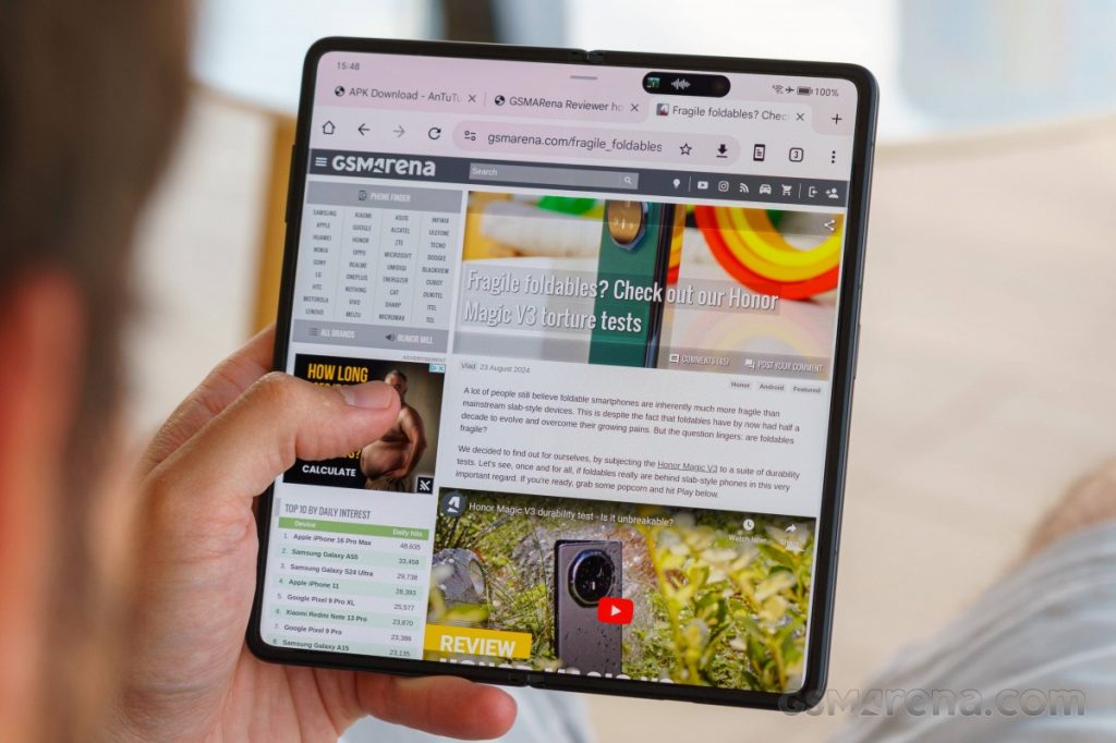 Honor Magic V5: новый блеск — смартфон получит яркий металлический цвет картинка Honor Magic V5