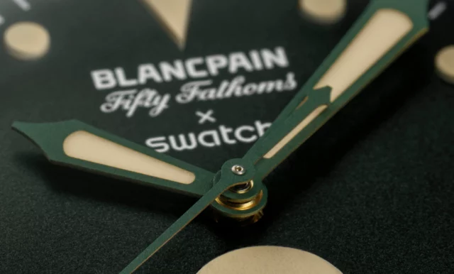 Часы Swatch x Blancpain Fifty Fathoms Green Abyss: новая версия — лучшая из всех?