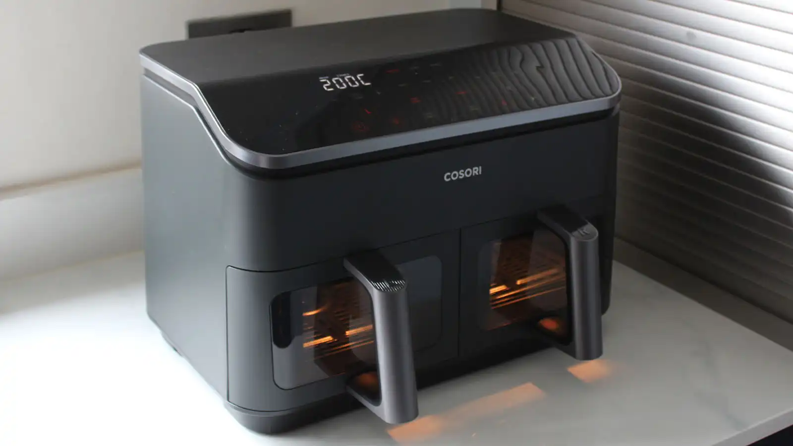 Sharp dual drawer digital air fryer