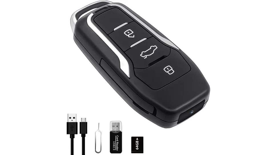Мини-камеры для скрытой съемки: обзор лучших картинка Car Key Camera-2