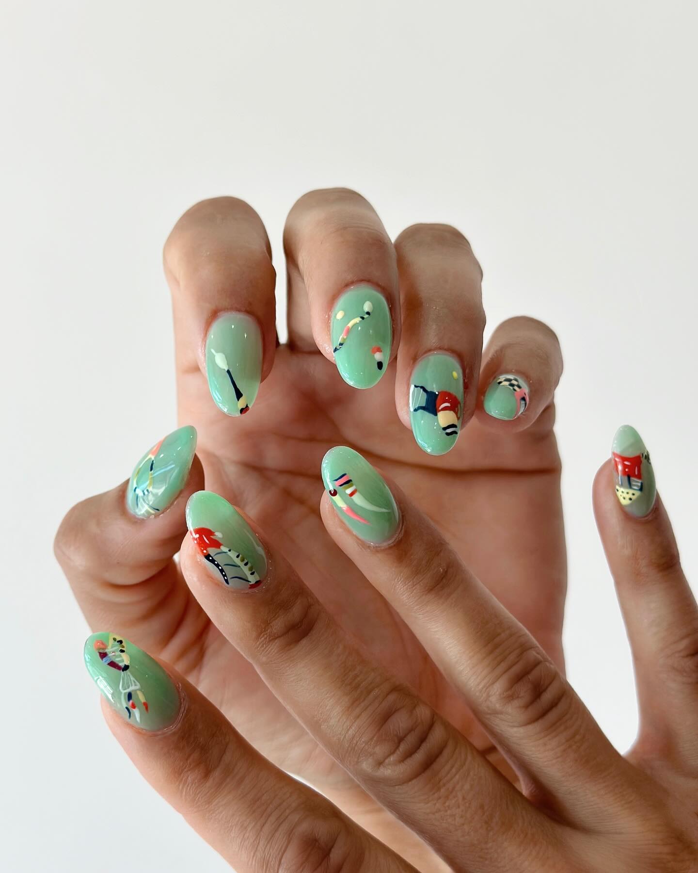 Абстрактные ногти