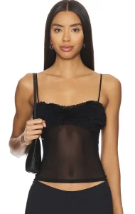 Карминовый Топ на Бретелях