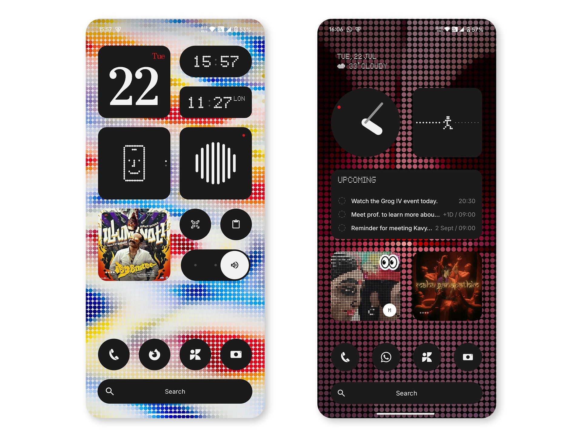 Сообщество Nothing представляет Matrices для создания обоев в стиле Glyph Mirror