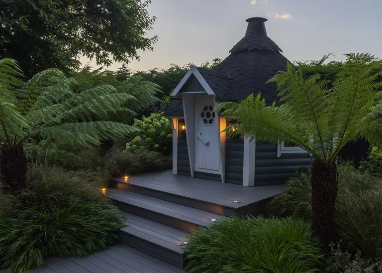 12 идей для сада: как создать уютное место для отдыха картинка Попробуйте гриль в скандинавском стиле