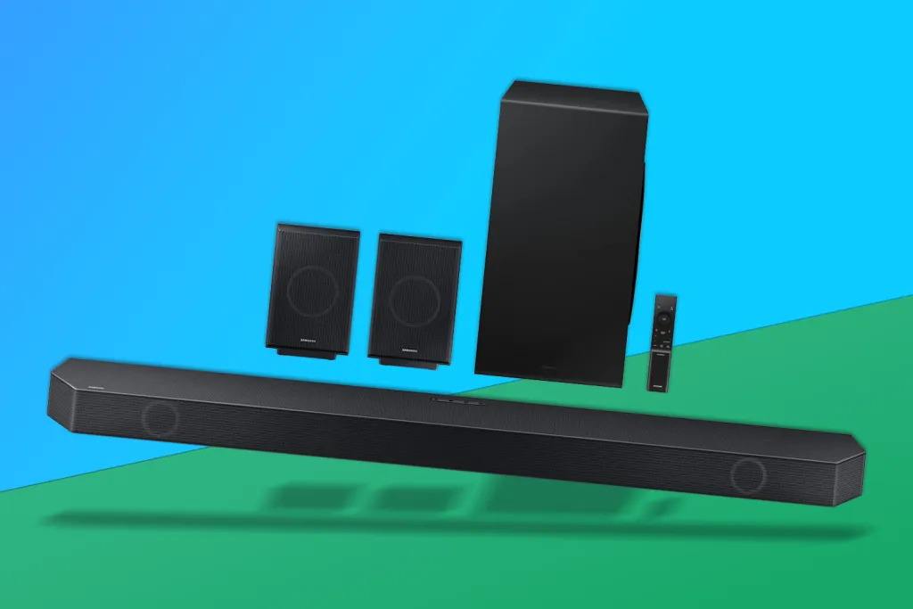 Samsung Q990D Cinematic Soundbar with Subwoofer and Rear Speakers