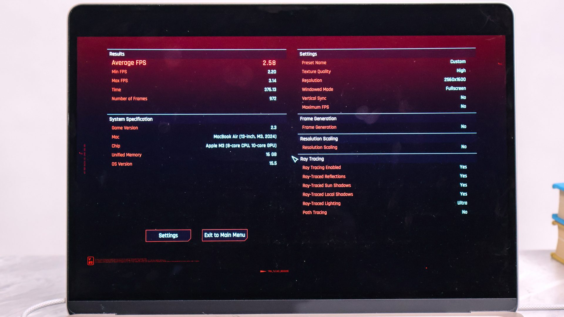 Тестируем Cyberpunk 2077 на Mac: M1 против M4 — цифры не врут