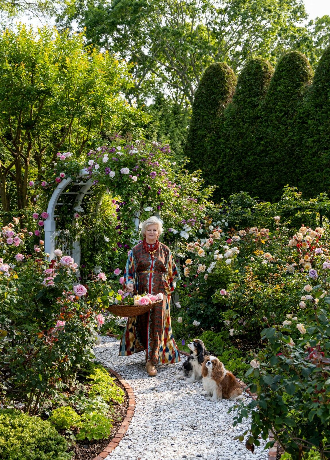 В волшебном саду с розами в Хэмптонсе